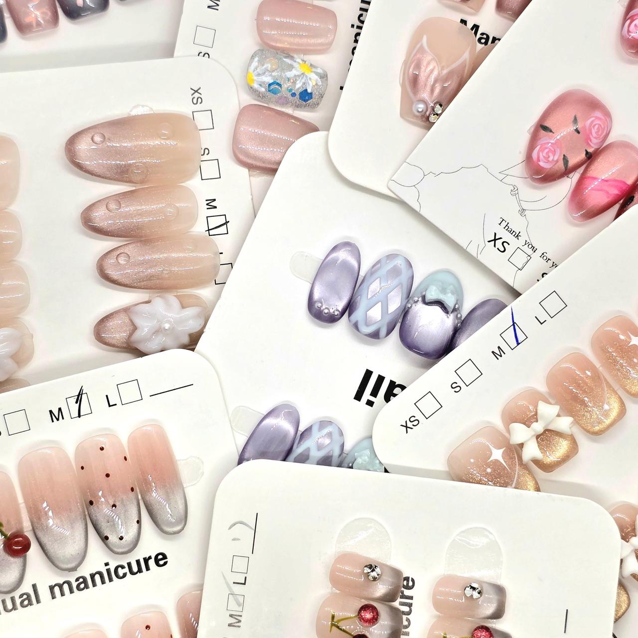 $4.99 Mystery Nail Set – Handmade Gel Nails (Your Size)