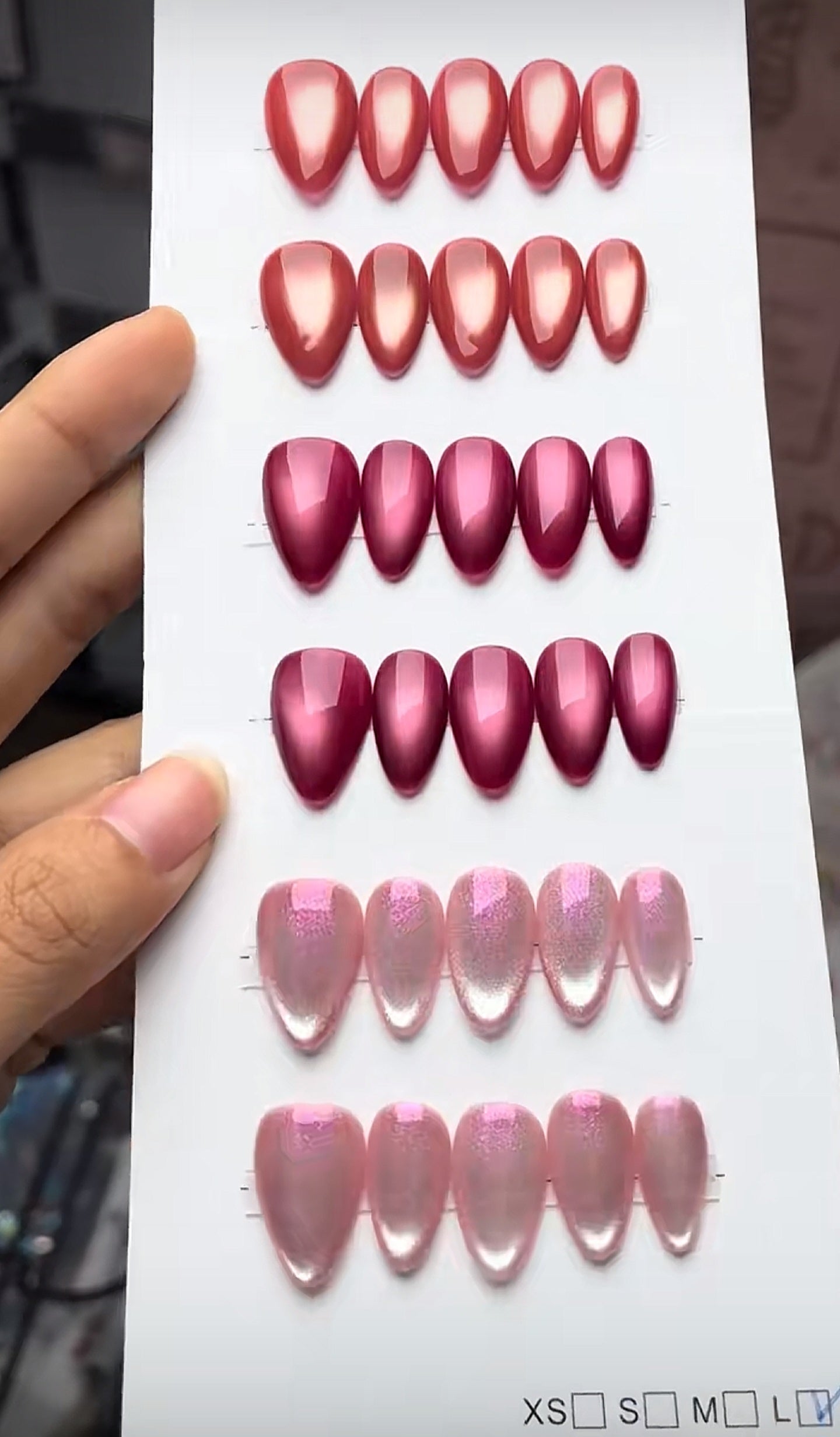 $5.99 Cat Eye Mystery Set – Premium Handmade Gel Nails (Your Size)