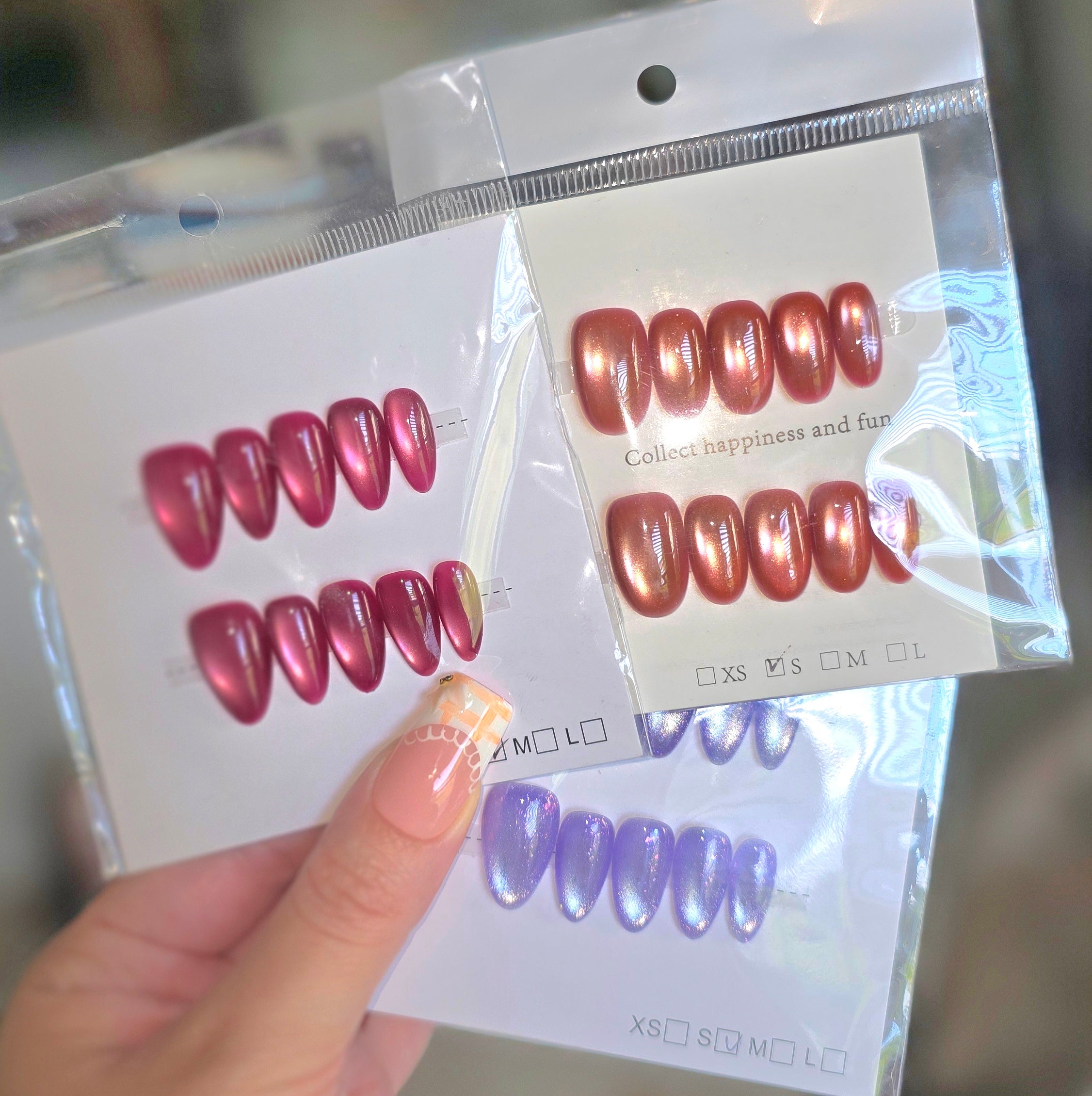 $5.99 Cat Eye Mystery Set – Premium Handmade Gel Nails (Your Size)